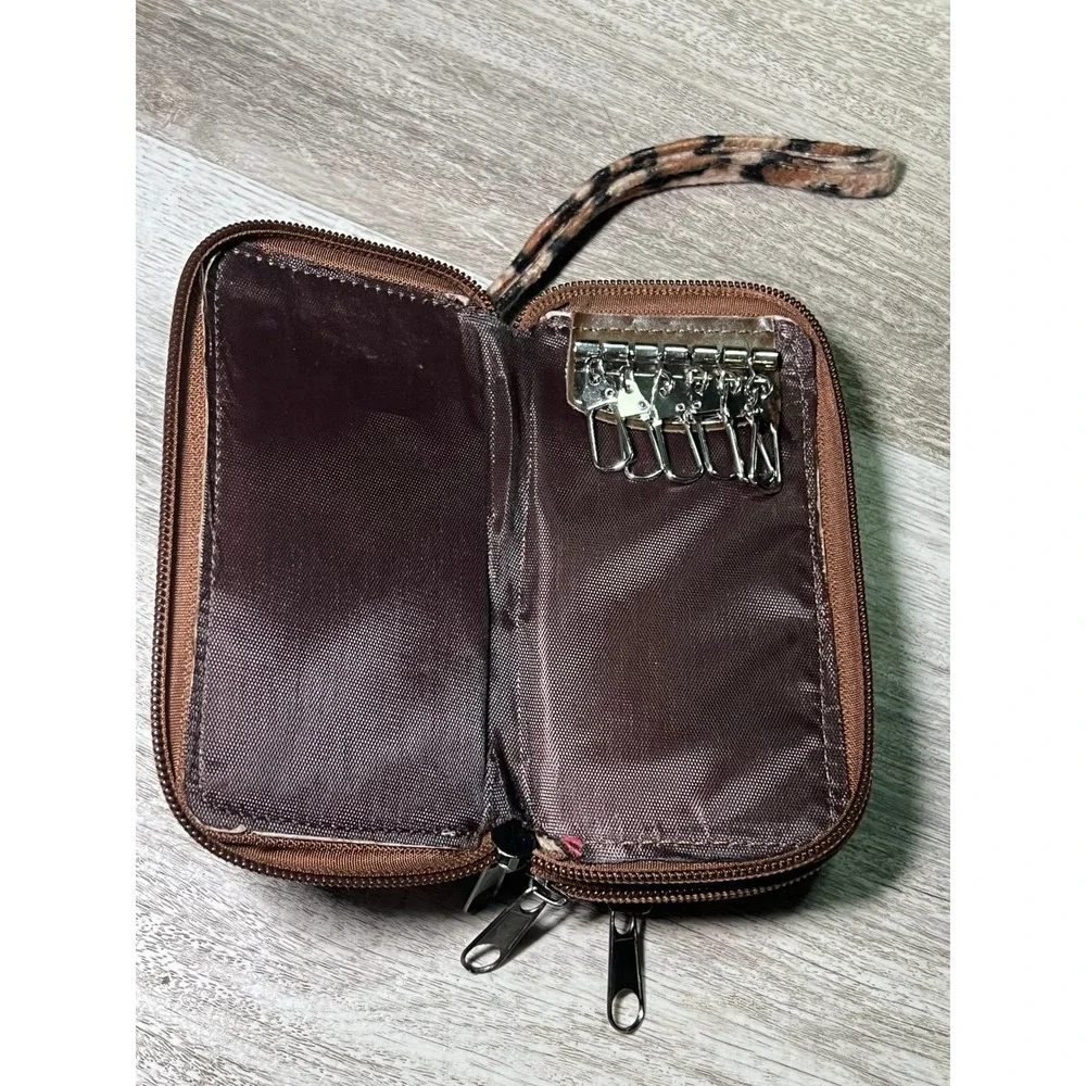 Leopard print card‎ and keyholder
